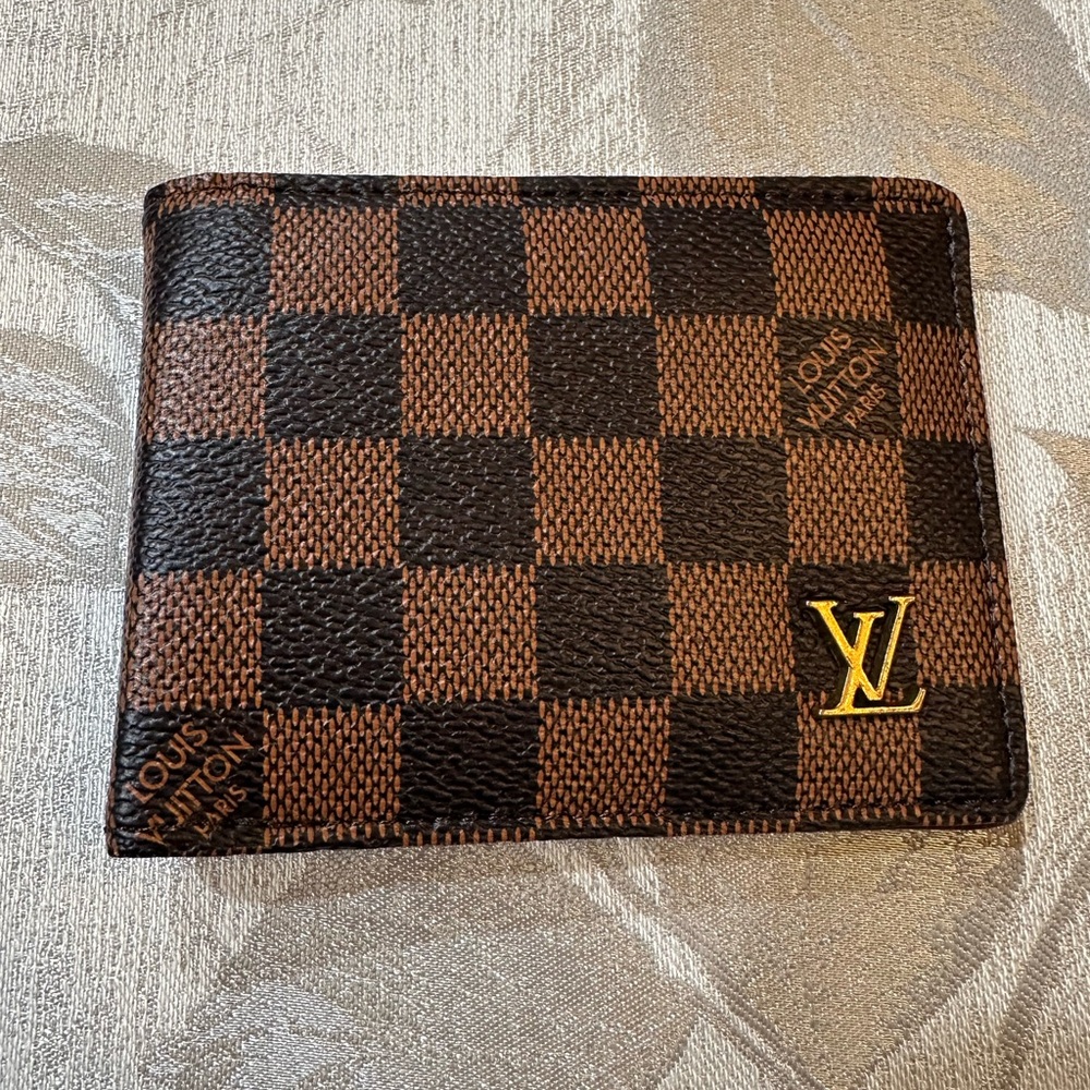 Louis Vuitton Brown and Black Key and Card Holder